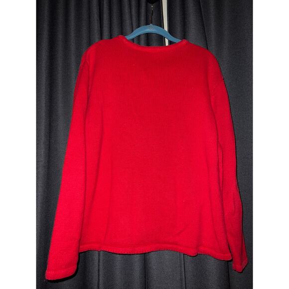 Ugly Christmas Sweater Cardigan Xmas Size Medium - Picture 3 of 3